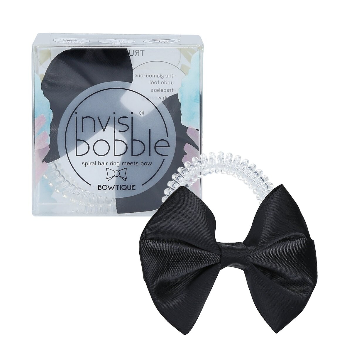 

INVISIBOBBLE, BOWTIQUE, ободок для волос (True Black), 1 шт