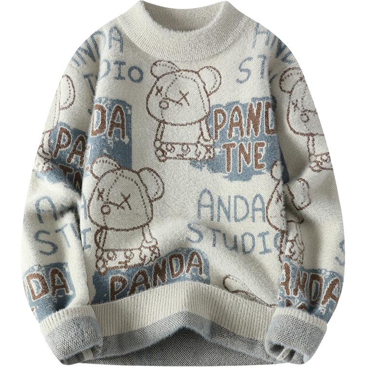 

Трикотажный свитер Unisex Crew Neck Moderate VanCamel, хаки