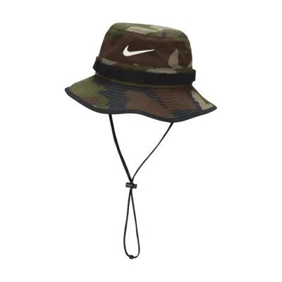 

Панама Nike Dri-FIT Apex Camo Print, цвет Medium Olive/Black/White