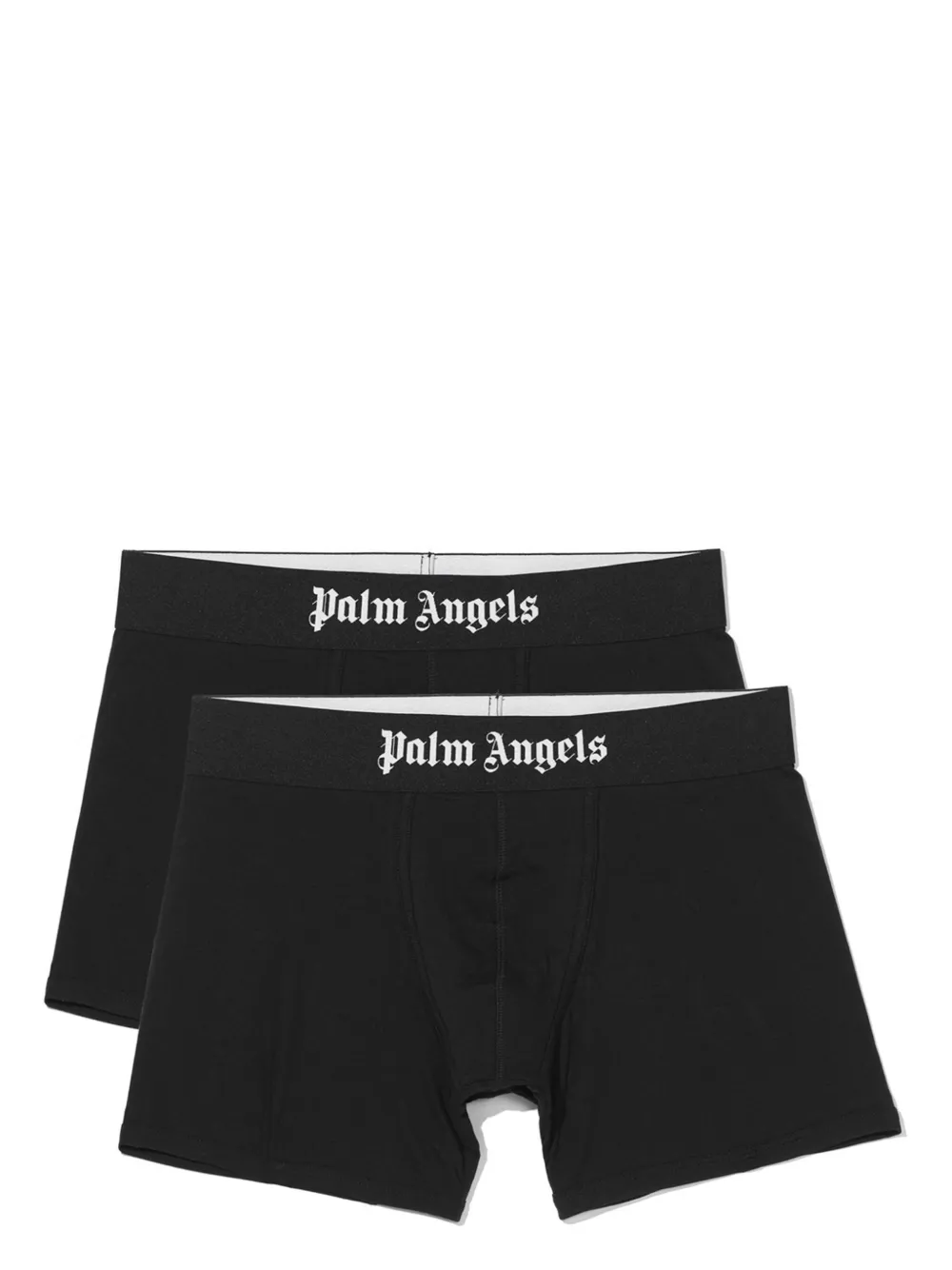 

Комплект из двух трусов-брифов с логотипом PALM ANGELS, черный