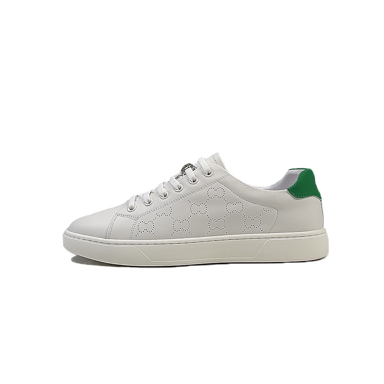 

SENJIALUO Износостойкие легкие дышащие лоу-топы для скейтборда мужские бело-зеленые, цвет White Green