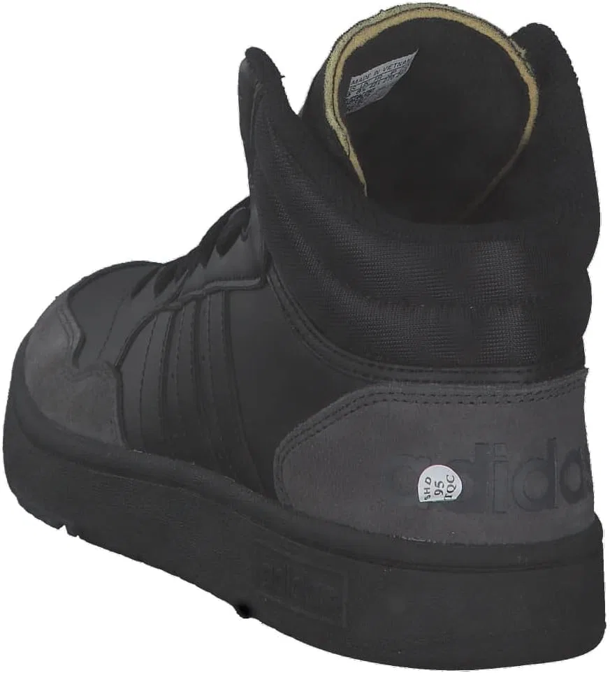 Мужские кроссовки Adidas Hoops 3.0 средней высоты, Core Black Carbon Core — фото 4