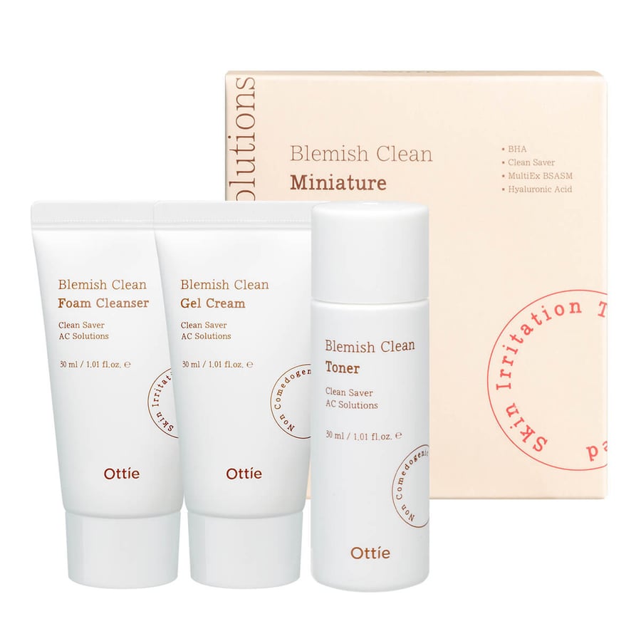 

OTTIE Mini Travel Kit BLEMISH CLEAN, 3 x 30 мл