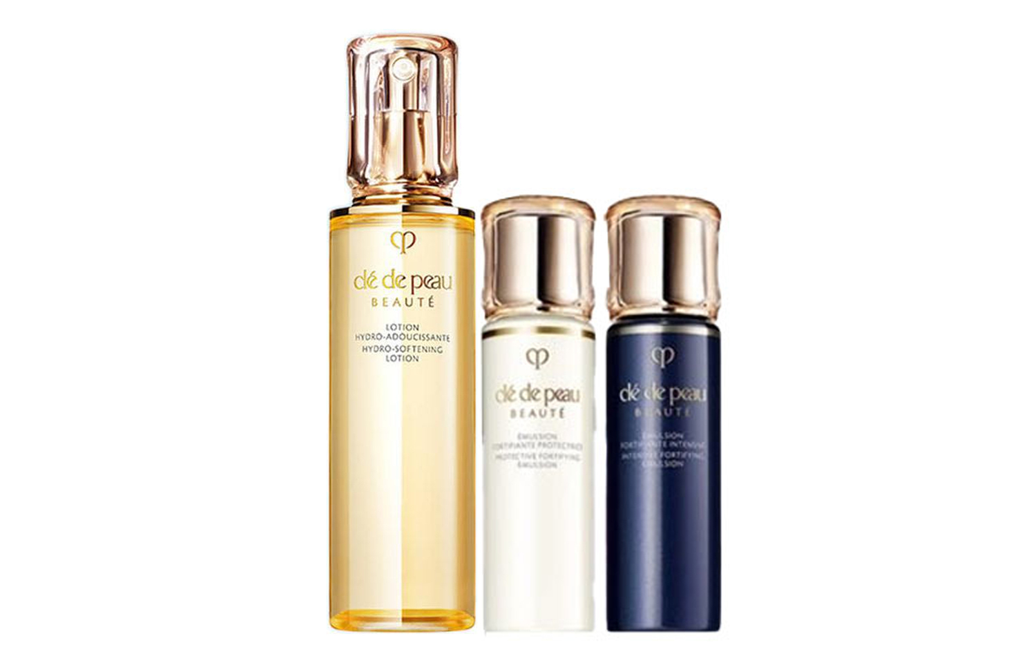 Набор образцов с эффектом мерцания Luxury Care увлажняющее освежающее средство комплект из трех предметов Clé De Peau Beauté — фото 4