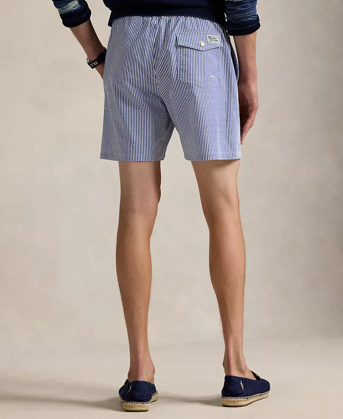 Мужские плавки Traveler Classic Striped, длина 14,6 см Polo Ralph Lauren, синий — фото 2
