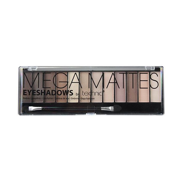 

Тени для век Mega Mattes Nudes Paleta de Sombras Technic, Multicolor