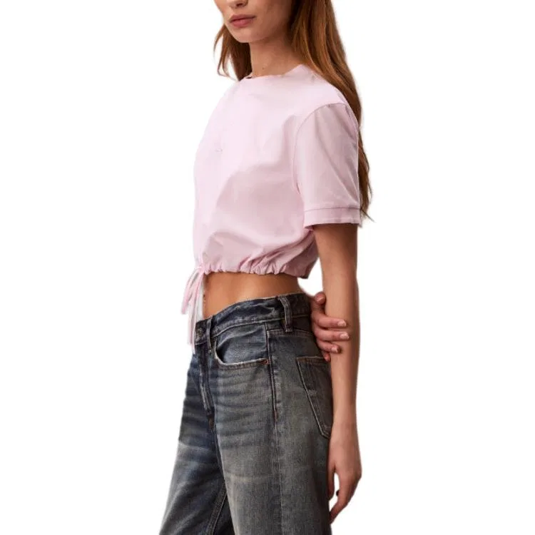 Футболка женская Pink с круглым вырезом Calvin Klein — фото 4