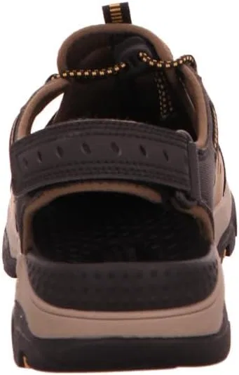 Мужские сандалии Skechers Tresmen Menard, Brown Black Synthetic Mesh — фото 3