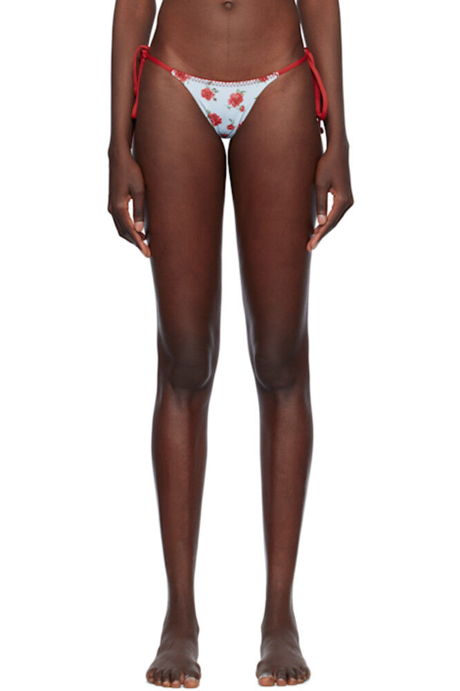 

Синий и красный Божественный Скимпери Стринги Бикини Боттом Frankies Bikinis