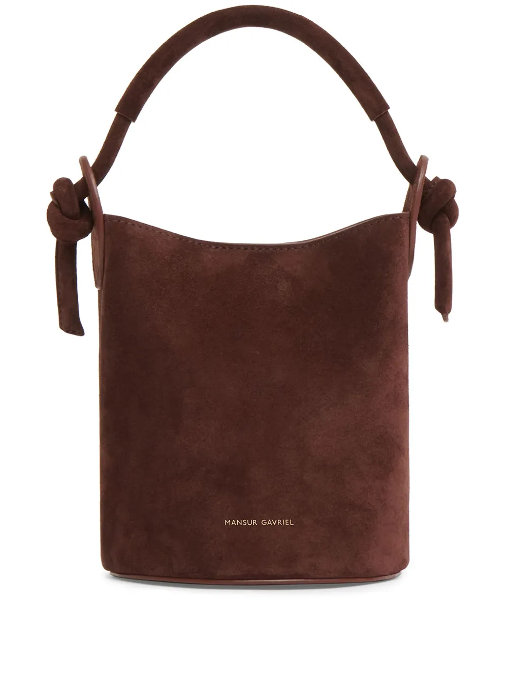 

Сумка-ведро Fortuna размера мини Mansur Gavriel, коричневый