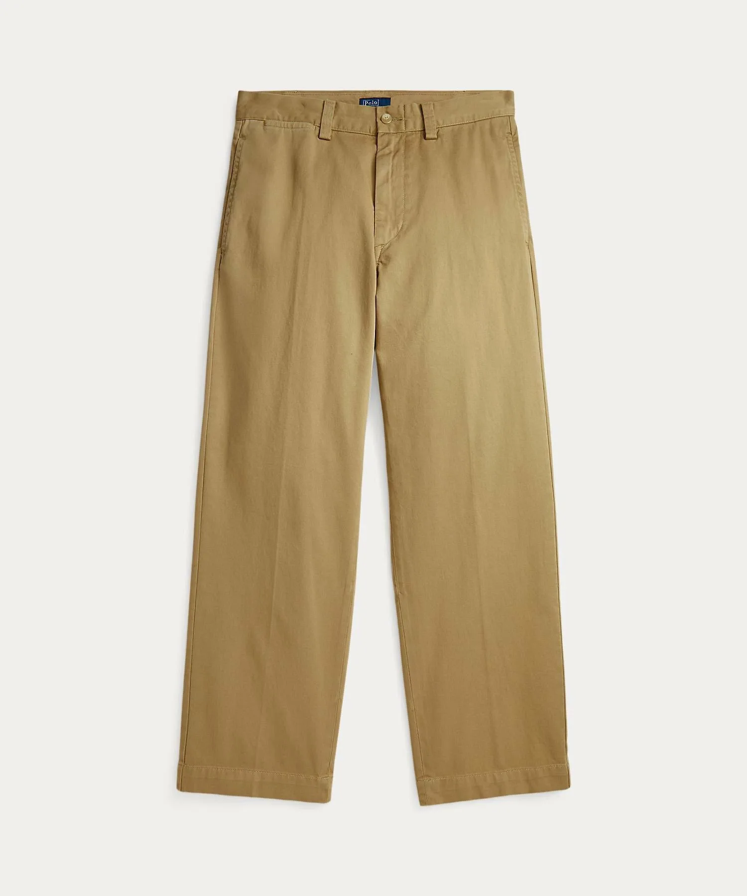 Хлопковые брюки-чинос прямого кроя Polo Ralph Lauren, 250 Brown — фото 2