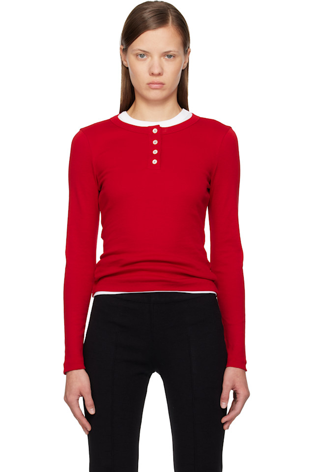 

Джесс, футболка с длинными рукавами Flore Flore, красный