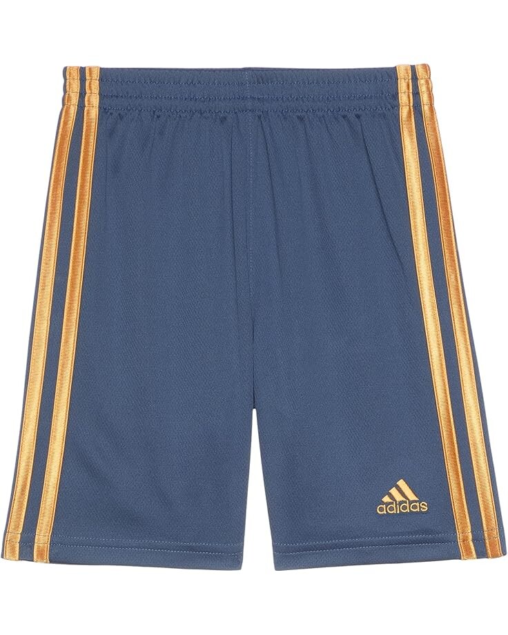 

Шорты adidas Kids C 3S Mesh Short 24(Toddler/Little Kid), цвет Navy/Yelow