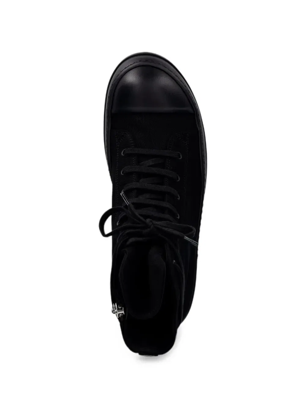 Кроссовки на шнуровке с молнией Rick Owens Drkshdw, черный — фото 4