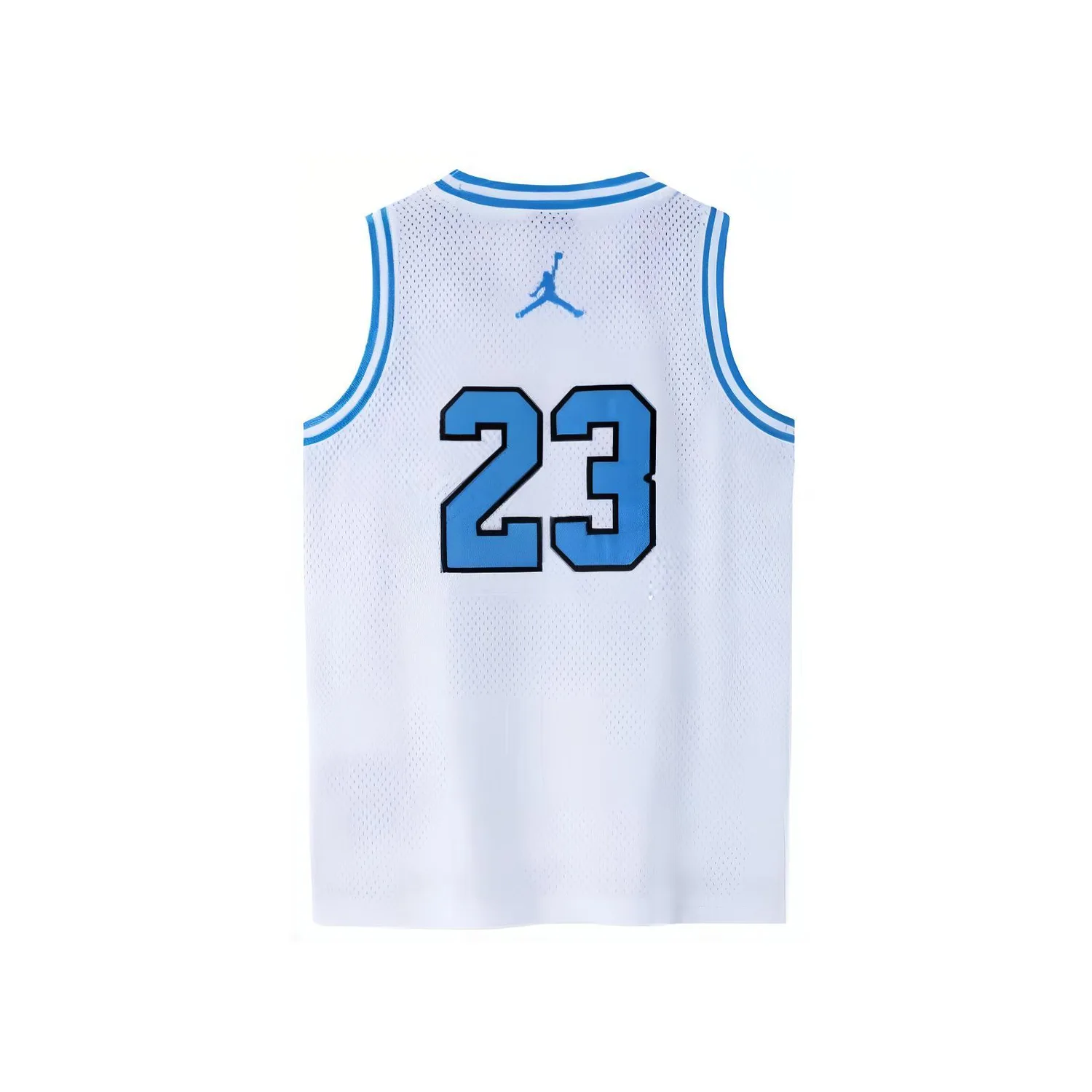 Детский топ и камисоль с круглым вырезом Jordan, White/Moss Blue — фото 4