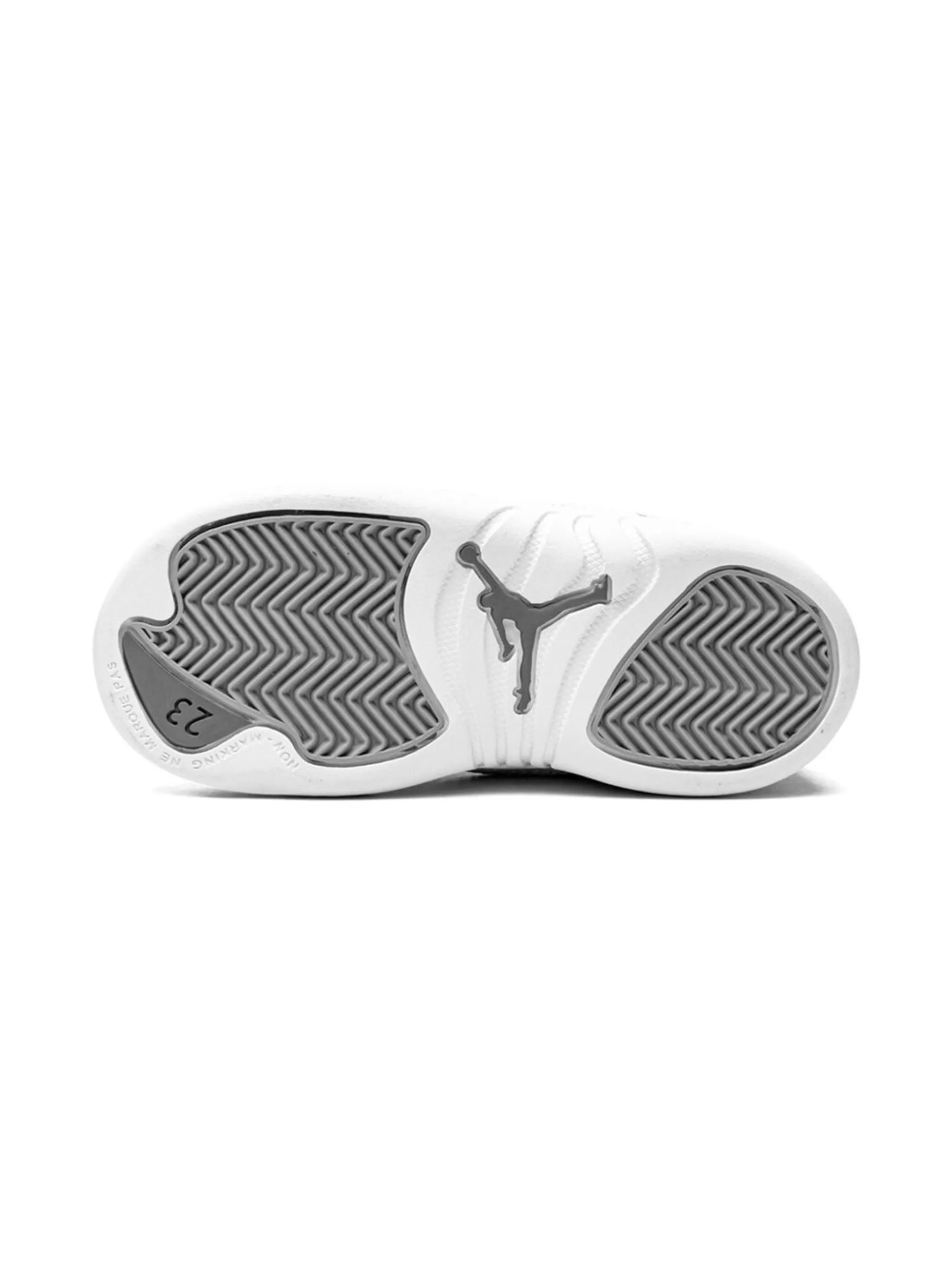 Кроссовки Air Jordan 12 Retro Stealth Jordan Kids, серый — фото 4