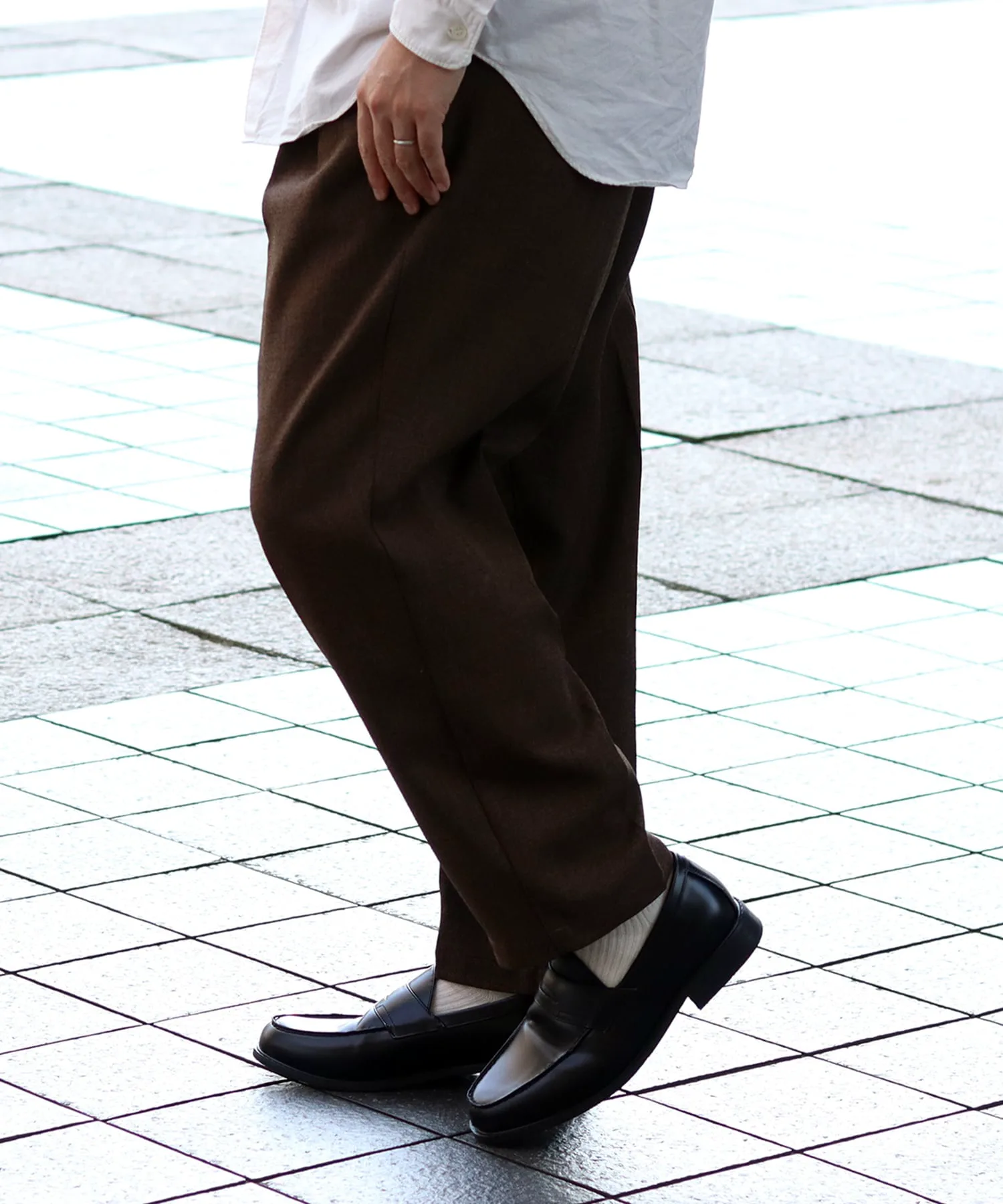 Офисные повседневные классические лоферы 803 Lassu&Friss, brown — фото 2