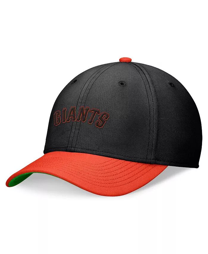 

Мужская черная/оранжевая кепка San Francisco Giants Cooperstown Collection Rewind Swooshflex Performance Hat Nike, черный