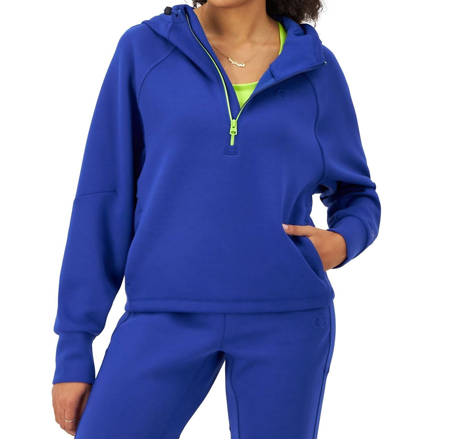 

Женская толстовка Flex в цвете Aztec Blue Champion