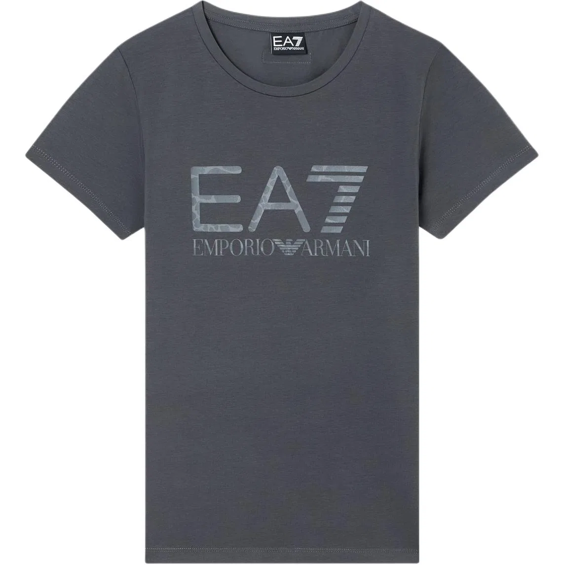 Футболка с коротким рукавом Emporio Armani EA7 серая