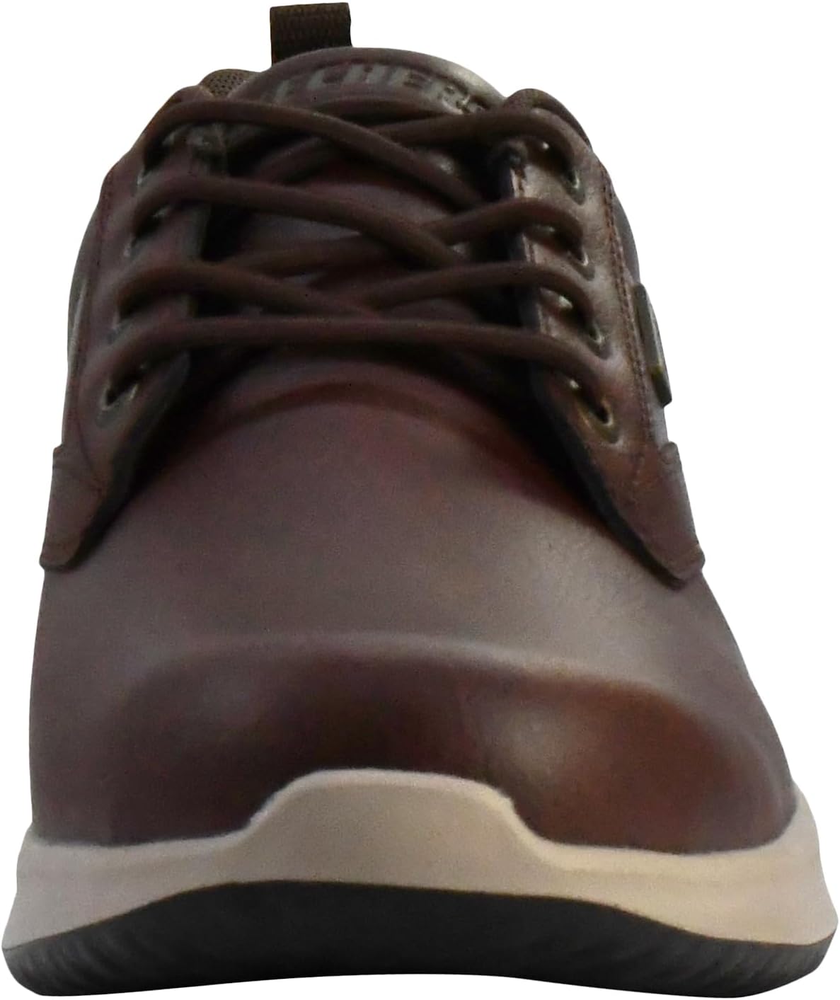 Мужские оксфорды Skechers Delson-Antigo, красный/коричневый — фото 2