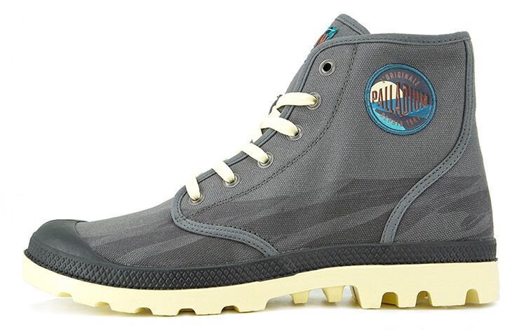 

Pampa Canvas Shoes Unisex High-top Iron Gray Palladium