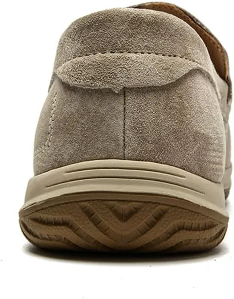 

Мужские плоские лоферы из замши, без шнурков, классические мокасины для вождения, повседневные туфли-лодочки, кожаная подкладка, резиновая подошва Abborora