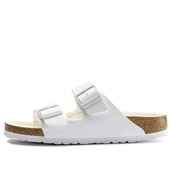 

Тапочки arizona birko-flor narrow fit 'white' Birkenstock, белый