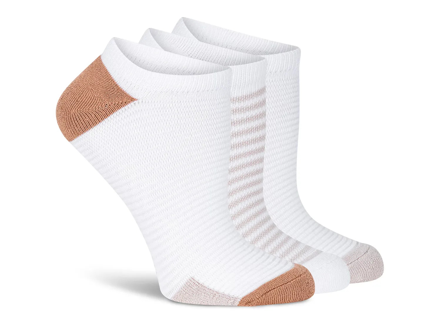 

Носки Cushioned Women's No Show Socks - 3 Pack Lemon, белый/бежевый