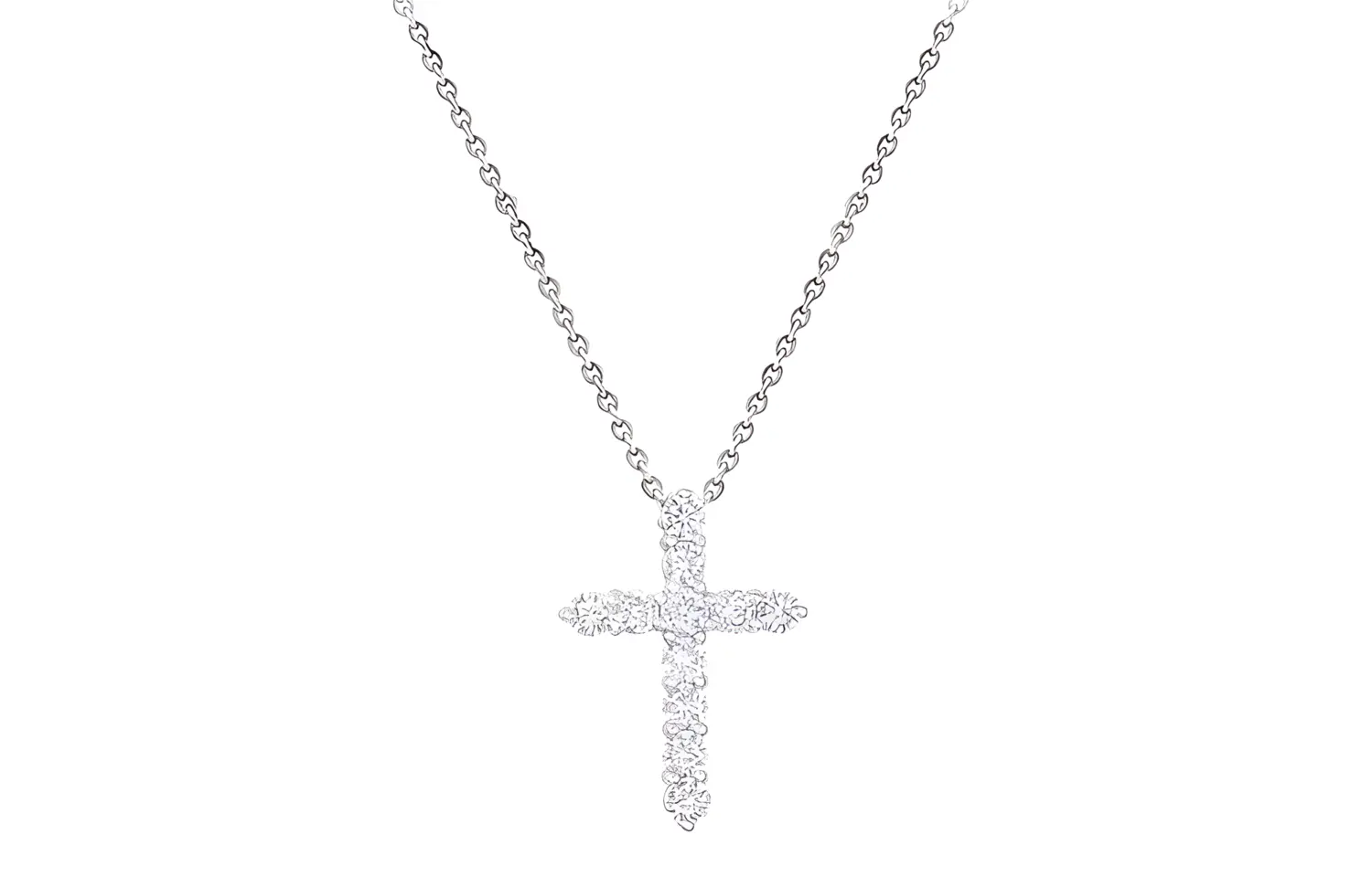 

Graff 18K белое золото, серебряные женские колье с бриллиантами