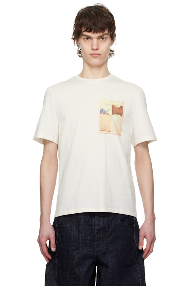 

Футболка 'Vintage' Jacquemus, цвет vintage print off-white