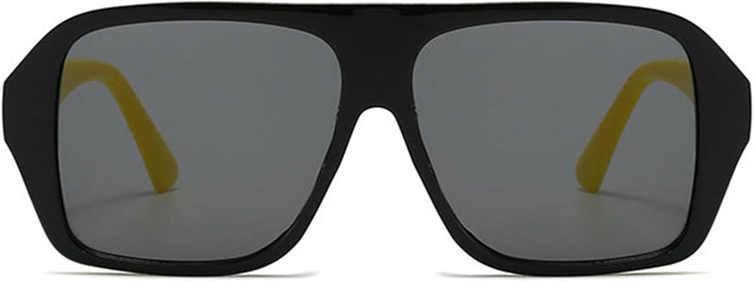 

Willochra Модные квадратные солнцезащитные очки с плоской верхней частью для женщин, очки-пилот для женщин и мужчин, модные прямоугольные солнцезащитные очки для активного отдыха, C3