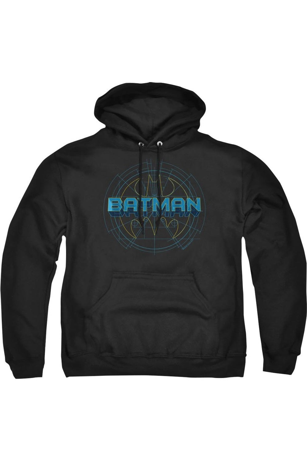 

Толстовка с капюшоном Batman Bat Tech Logo для взрослых Gildan, черный