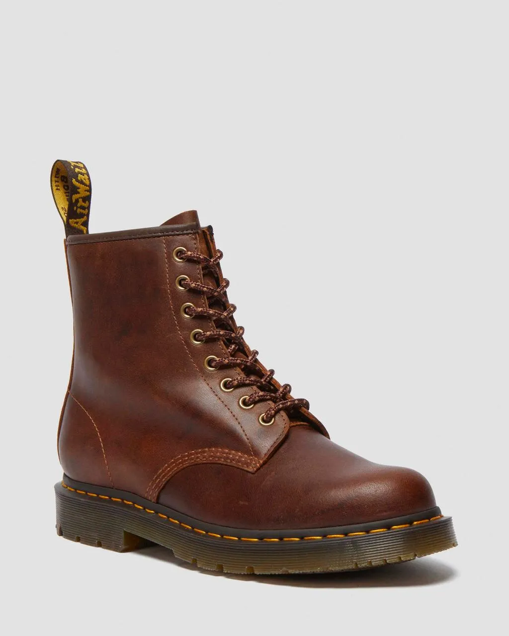 

Dr. Martens 1460 Нескользящие кожаные ботинки на шнуровке, цвет Dark Tan