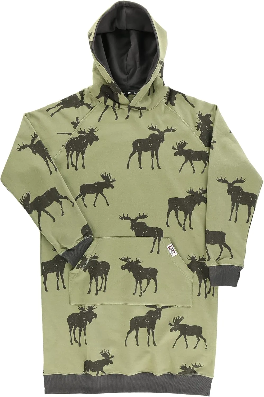 Толстовка с капюшоном оверсайз, удобная одежда для сна Lazy One, Mountain Made Sleep Hoodie — фото 4
