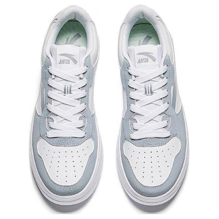Кроссовки ANTA Skateboarding Shoes Men Low-top Pure White/fog Gray, белый — фото 2
