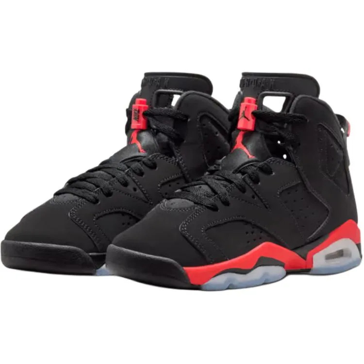 Jordan Air 6 Low top Детские баскетбольные кроссовки Black — фото 4