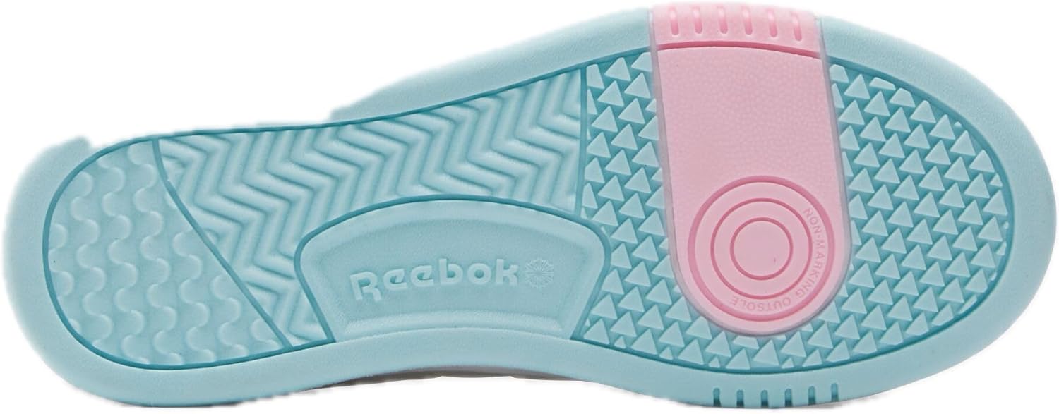 Кроссовки Reebok Unisex-Child Kid's Phase Court, белый/розовый/голубой — фото 4