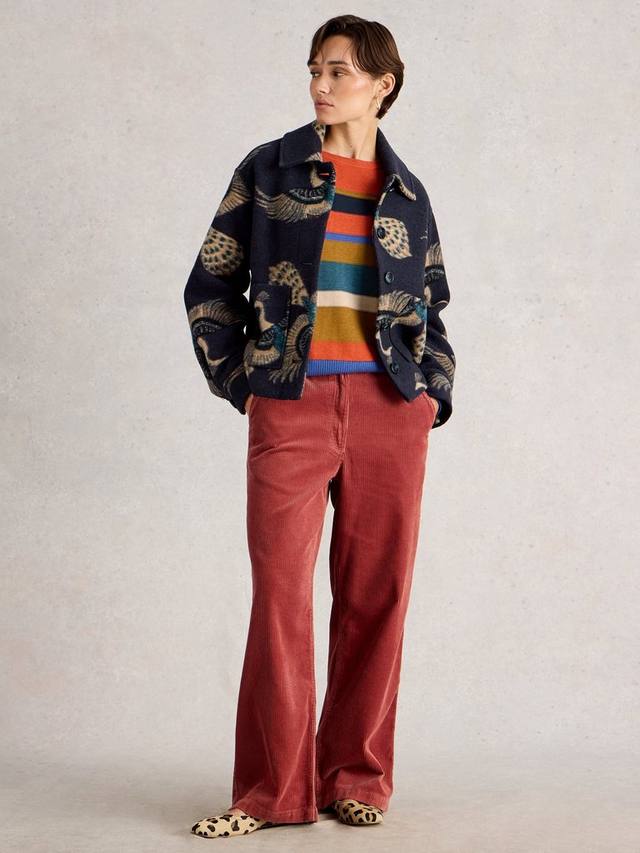 

Куртка Boxy от Alexa Birds White Stuff, Navy/Multi