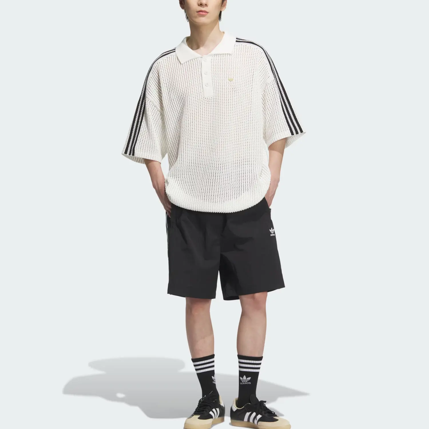 Мужские спортивные шорты SS25 Adidas Originals, черный — фото 3