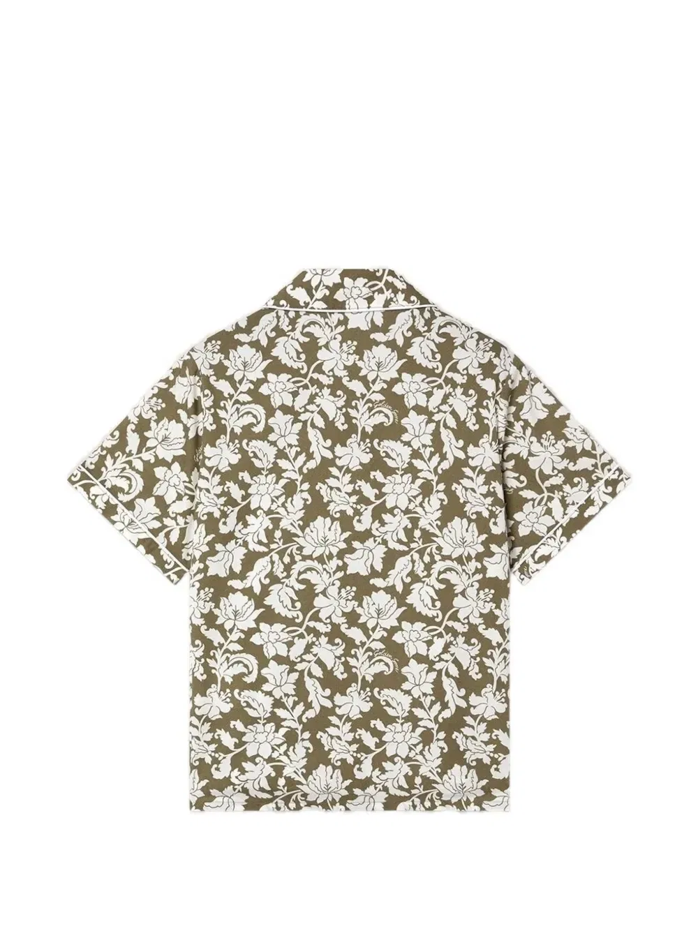 Рубашка с растительным принтом Golden Goose Kids, зеленый — фото 2
