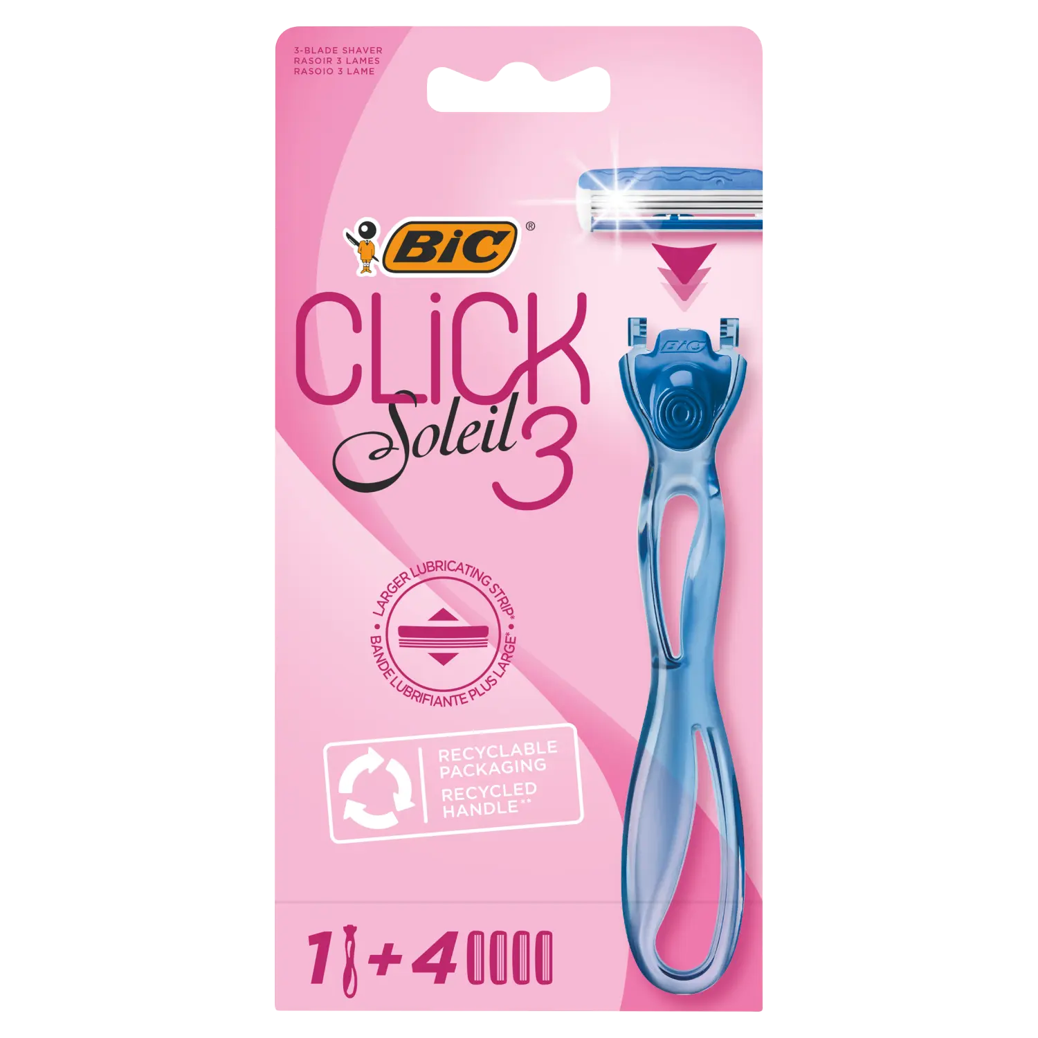 

Бритва Bic Soleil Click3, 4 шт