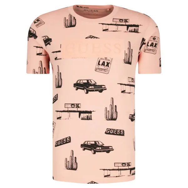 

Футболка стандартного кроя Guess, красный