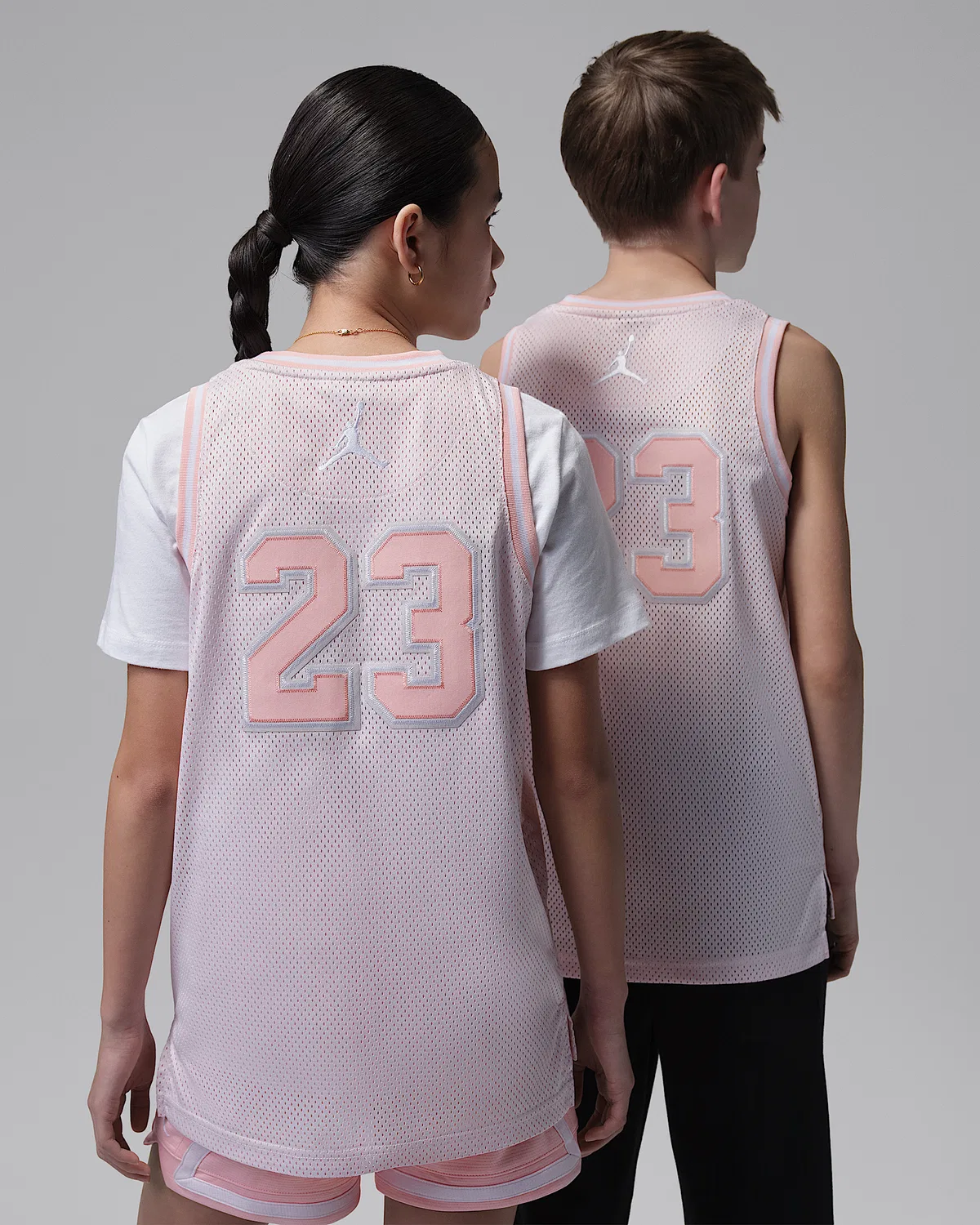 Детская футболка Jordan 23 Jersey (большой размер), Pearl Pink — фото 2
