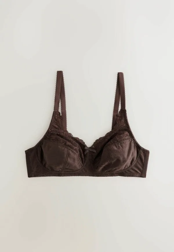 Треугольный бюстгальтер с полной поддержкой Next, Black White Chocolate Nude — фото 4