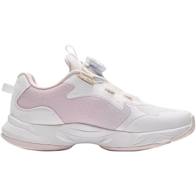 Antakids Антискользящие износостойкие низкие детские беговые кроссовки White Pink — фото 3