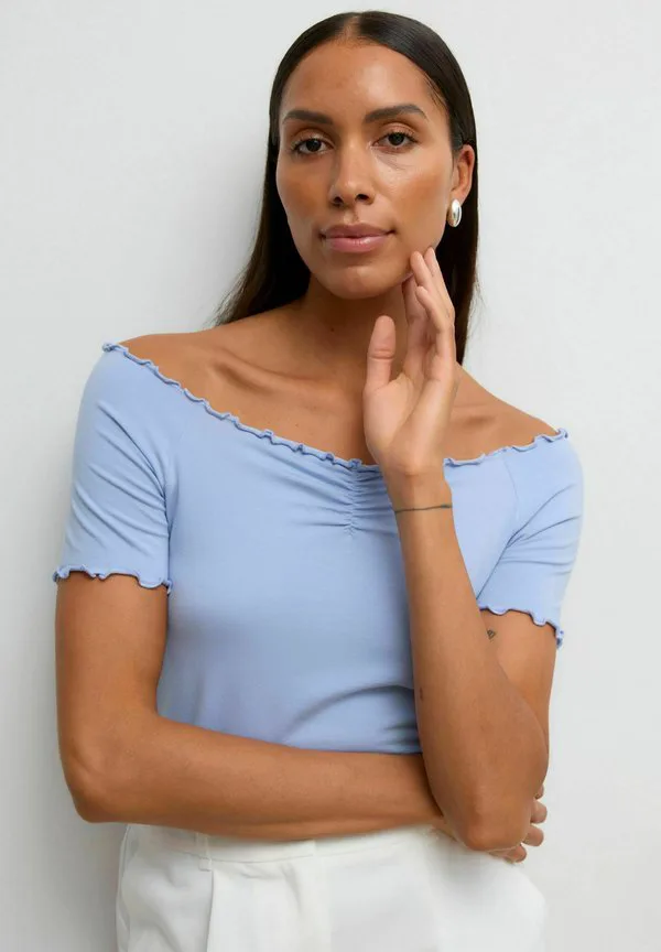

Футболка с принтом awamyra Vero Moda, Brunnera Blue, Синий, Футболка с принтом awamyra Vero Moda, Brunnera Blue