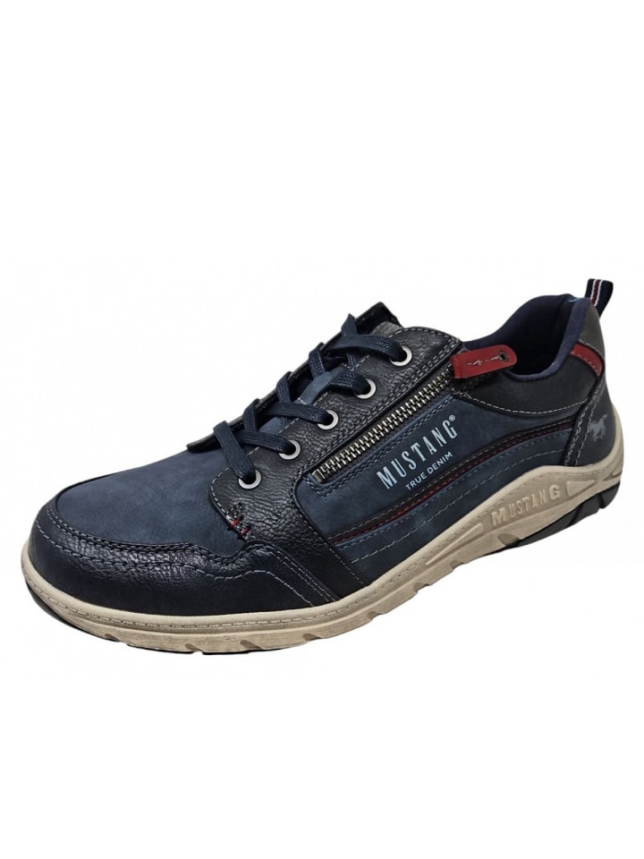 Элегантные туфли на шнуровке MUSTANG SHOES, синий