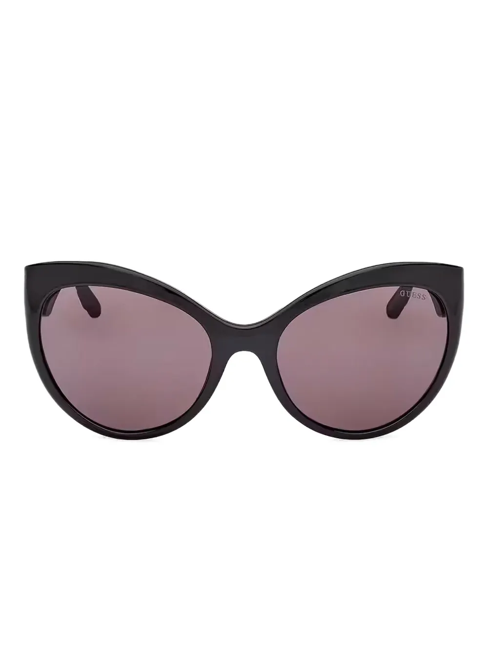 

Солнцезащитные очки в оправе 'кошачий глаз' с тисненым логотипом GUESS EYEWEAR, черный