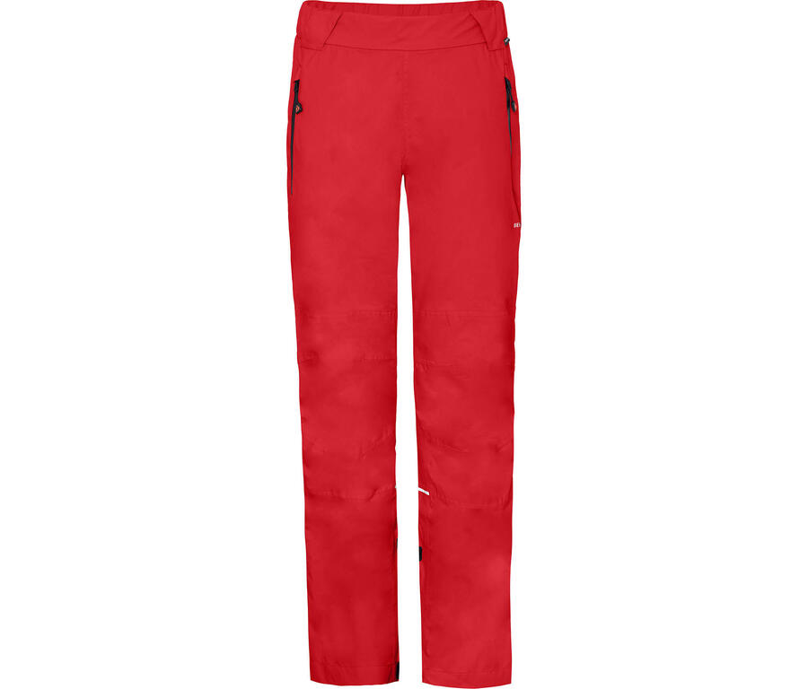 

BERGSON (Вне)дождевые брюки с эластичным поясом, водонепроницаемость 12000 мм водяного столба, красная сетчатая подкладка